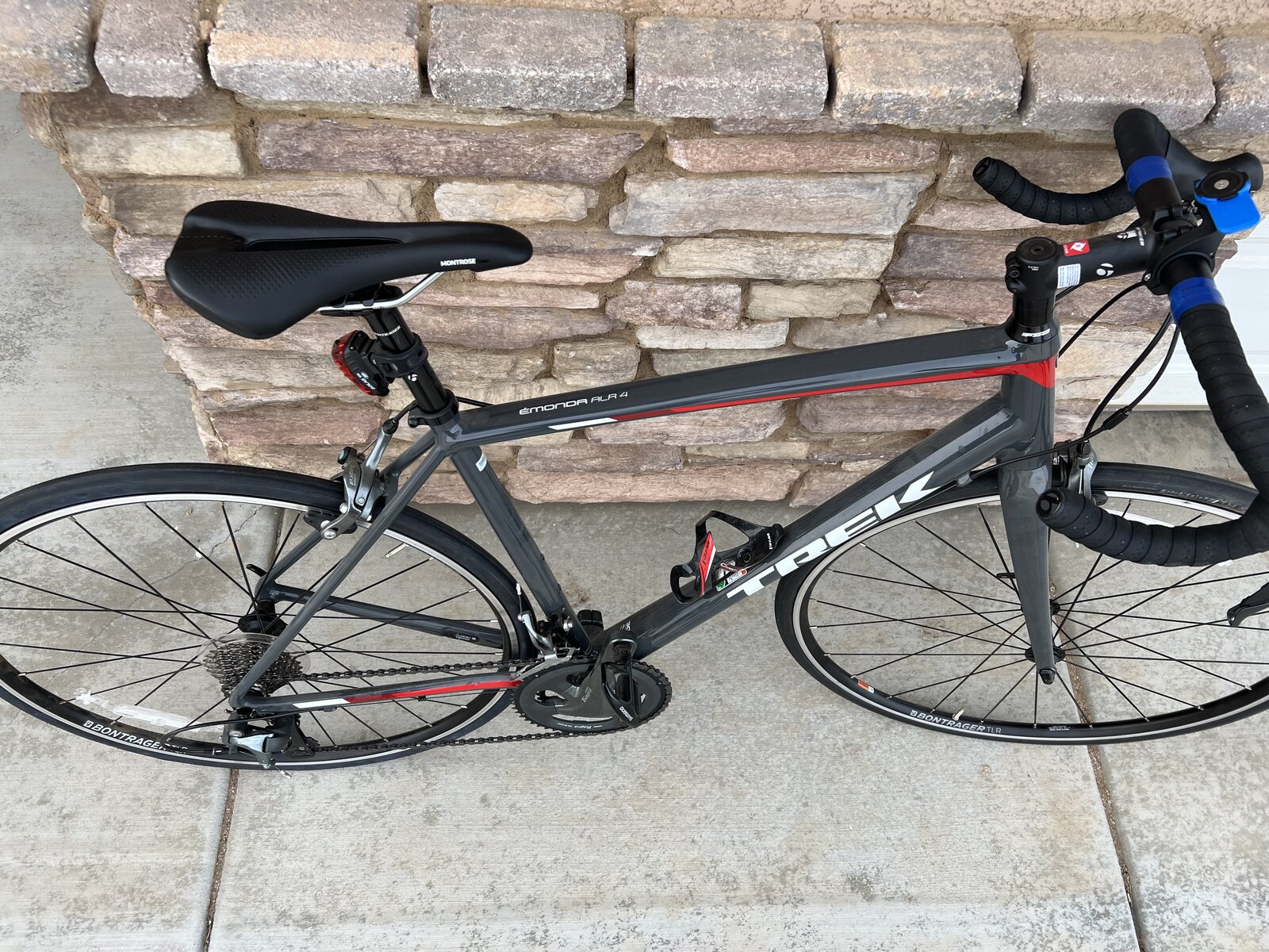 2017 Trek Emonda ALR 4 with CycleOps Trainer | imtbtrails