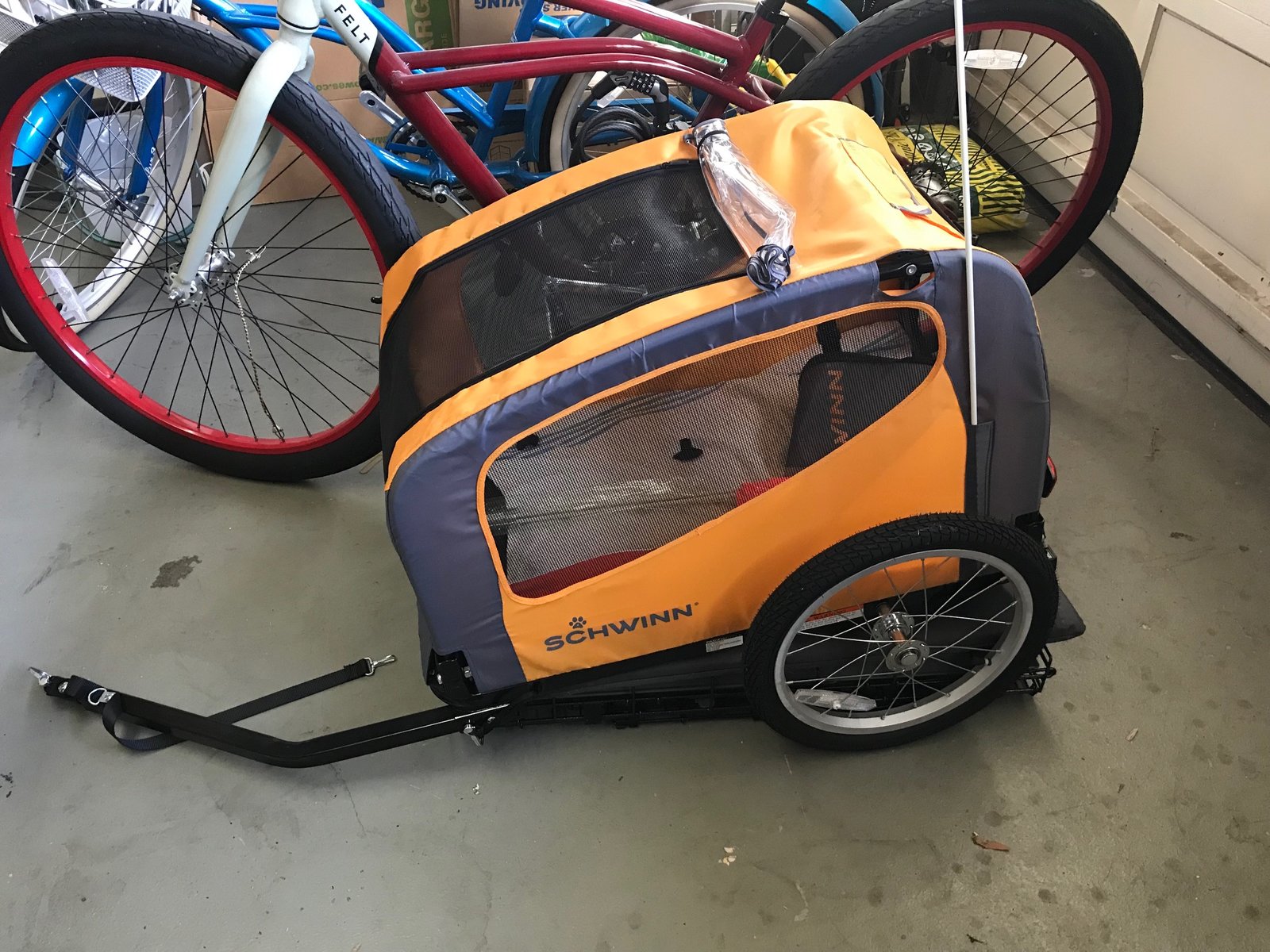 schwinn rascal pet trailer large