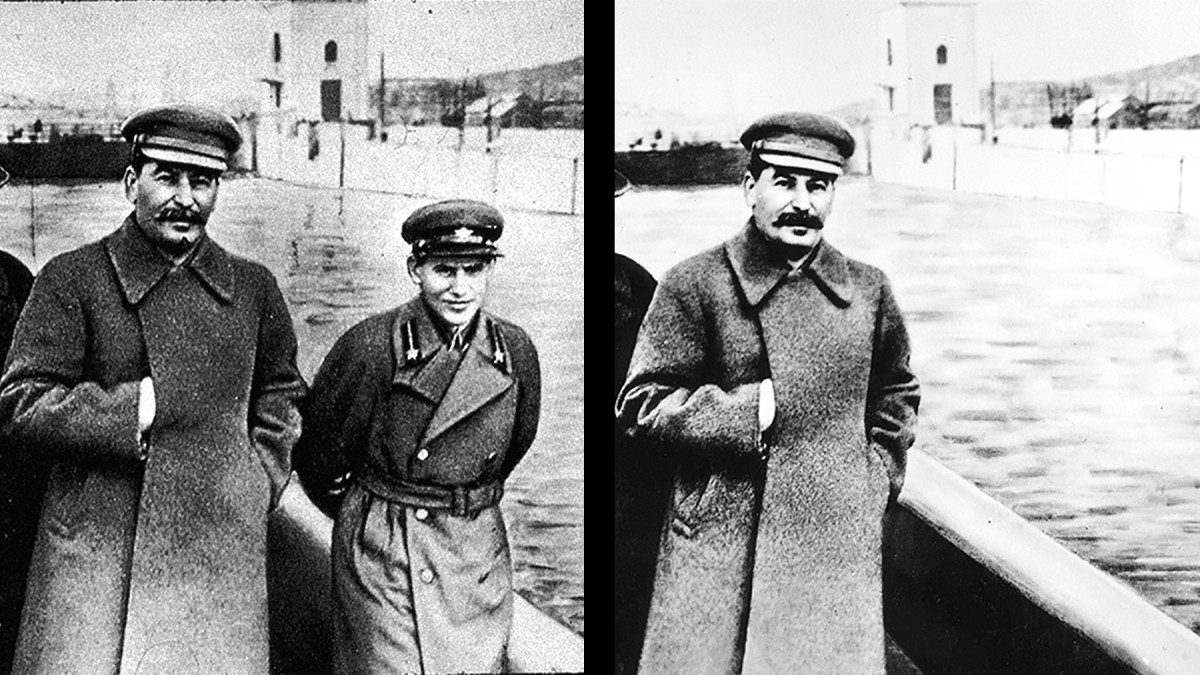 Сталин фотошоп