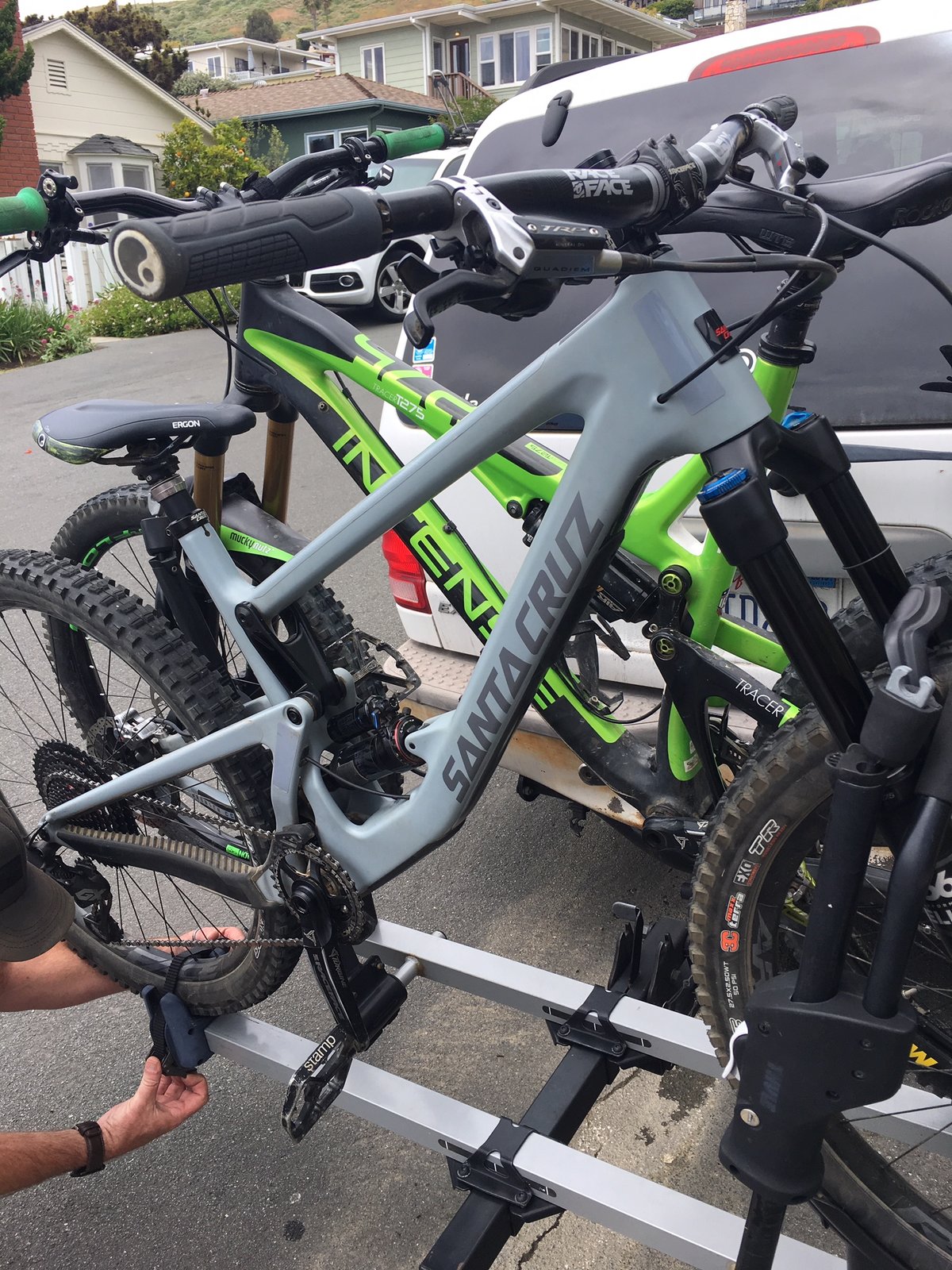 Taylor and Chris' Bikes Ready.JPG