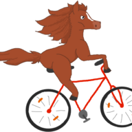 horsebikerider